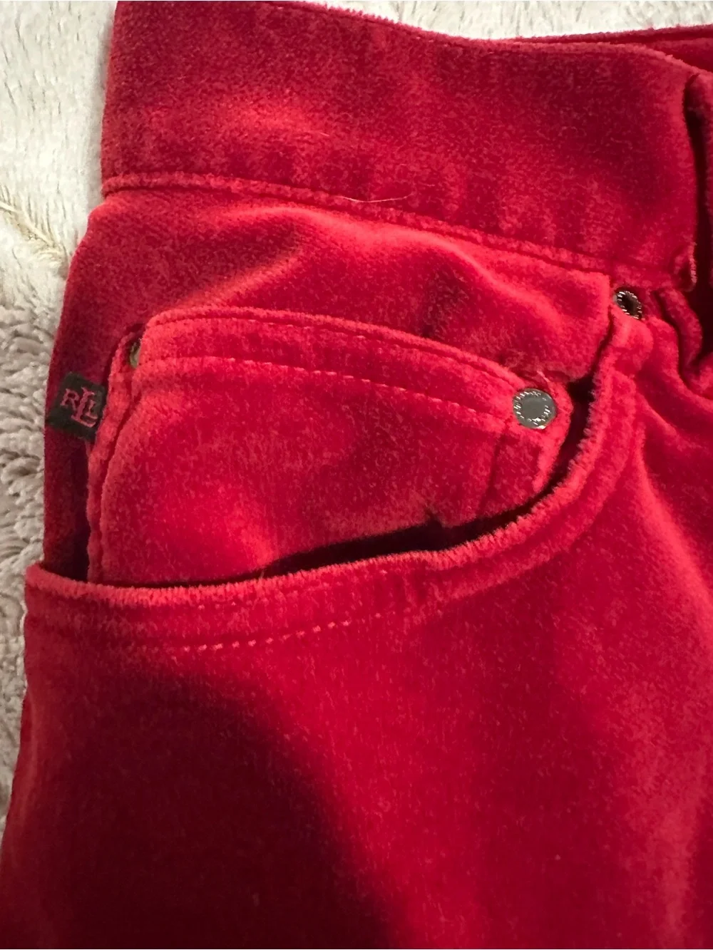 Vintage Ralph Lauren Corduroy Jeans Plus Size 18W - Picture 13 of 16